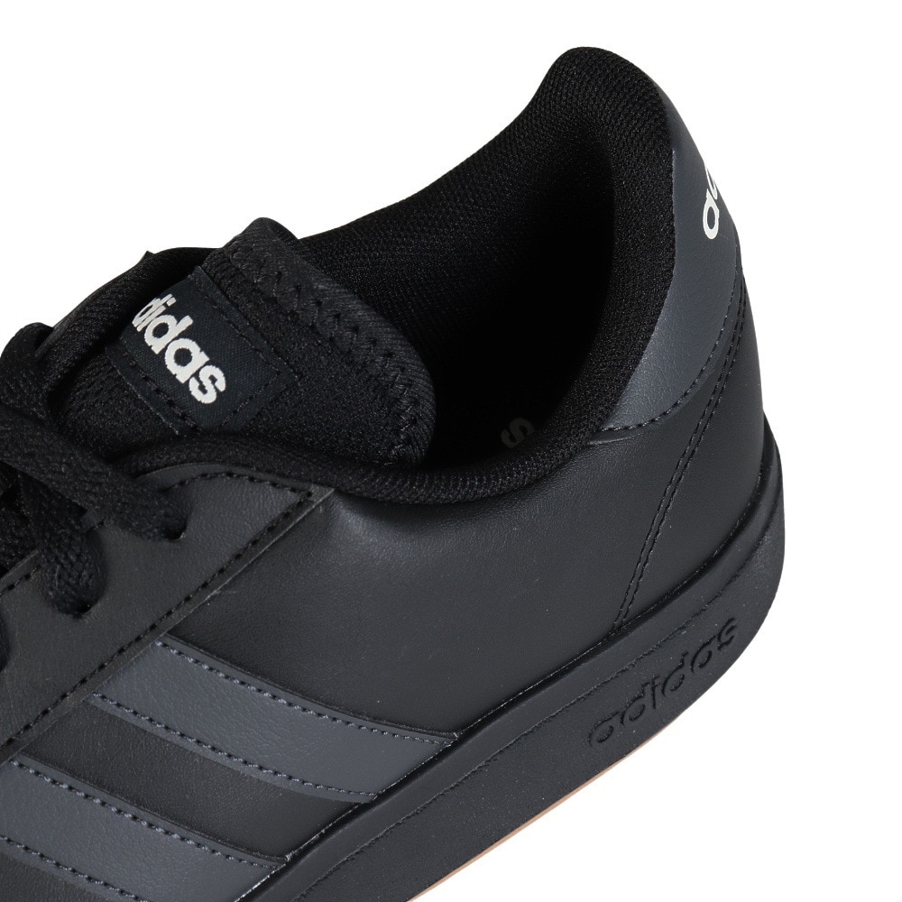 アディダス（adidas）（メンズ、レディース）スニーカー グランドコート TD ライフスタイル コート ブラック JH9365 カジュアル スポーツシューズ 靴
