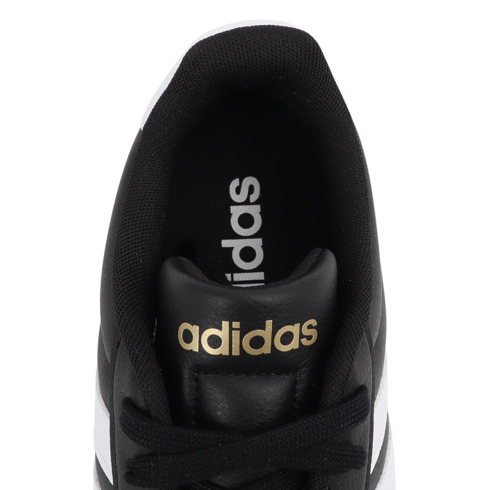 アディダス（adidas）（メンズ、レディース）スニーカー ストリート トーク ブラック JP8276 スポーツ カジュアル シューズ