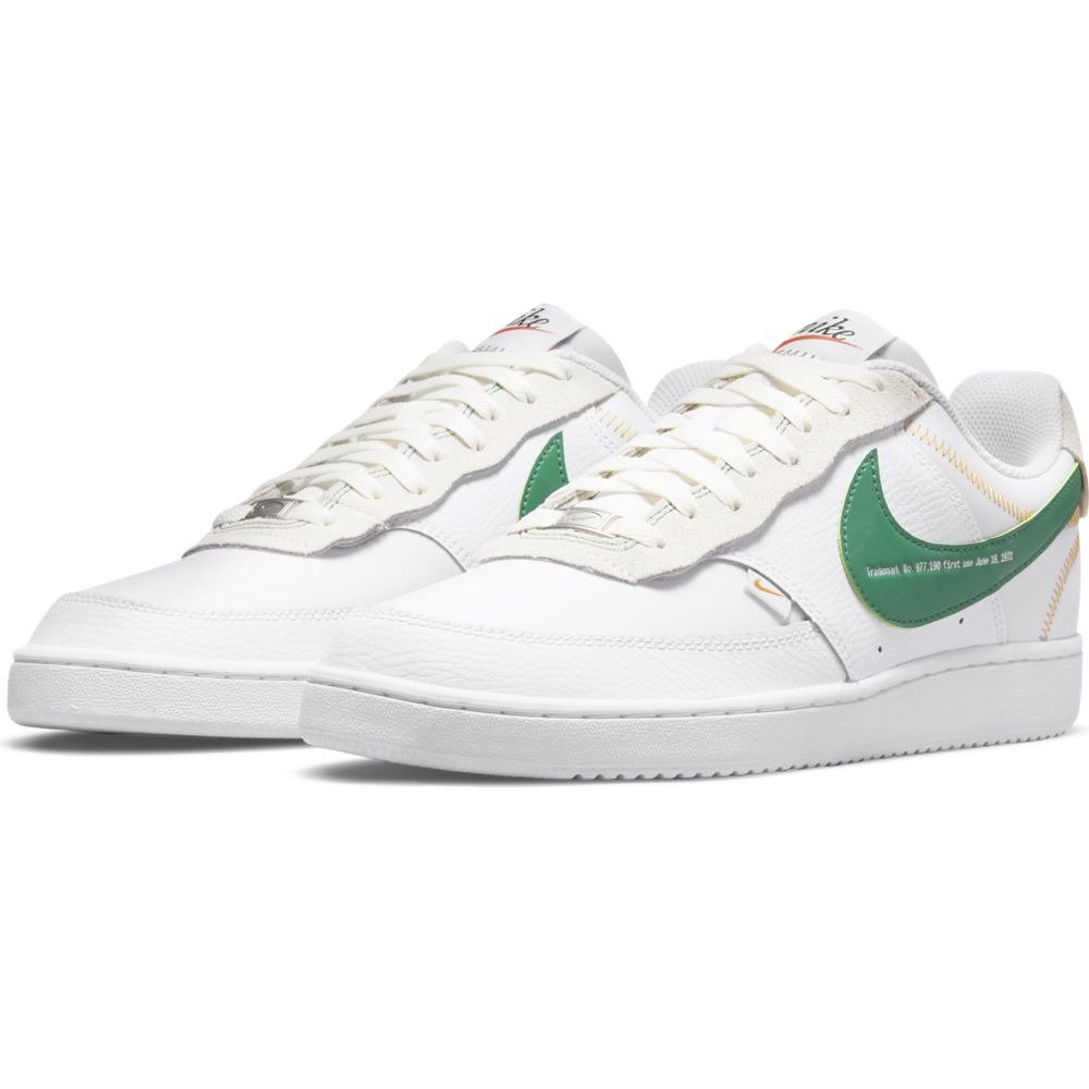 スニーカー スポーツシューズ コート ヴィジョン ロー プレミアム Dj01 100 ホワイト 白 通学 学生 ナイキ スポーツ用品はスーパースポーツゼビオ