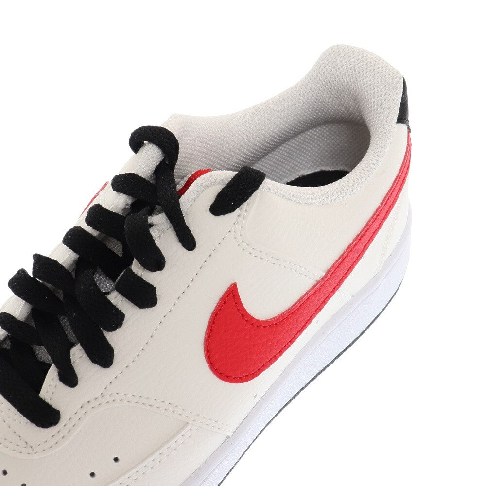 ナイキ（NIKE）（メンズ）コート ビジョン LOW NN レッド ブラック ホワイト DH2987-102 スニーカー スポーツシューズ カジュアル 靴 シンプル ローカット