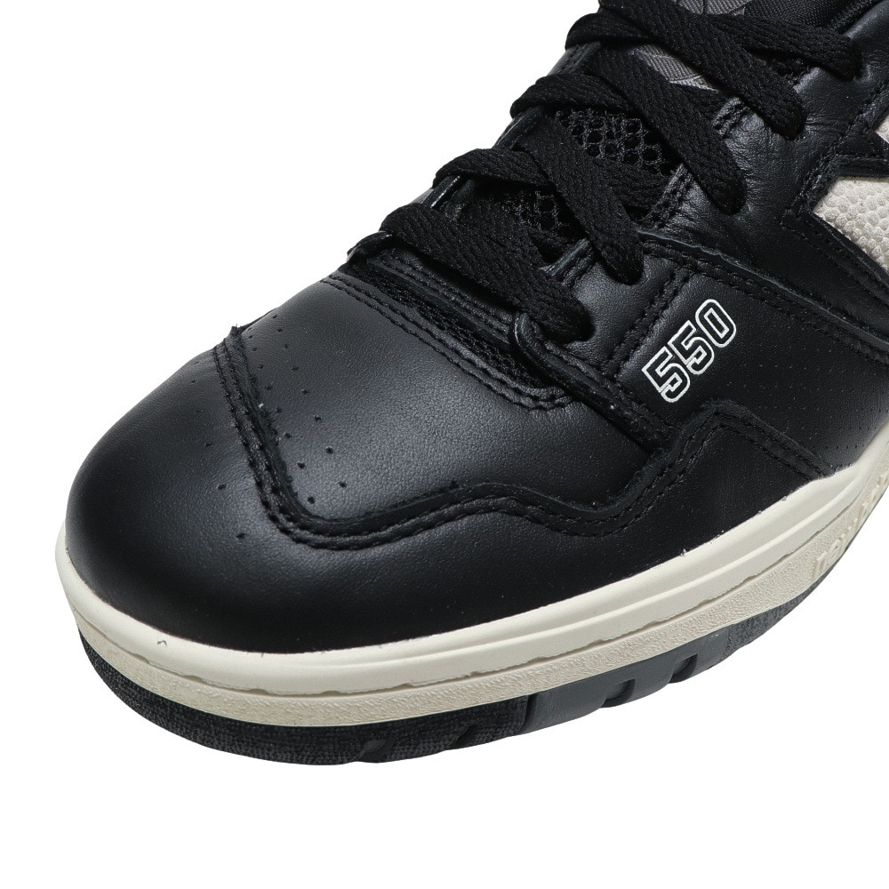 ニューバランス（new balance）（メンズ）スニーカー 黒 メンズ ブラック BB550 LBW D スポーツシューズ お一人様一点まで カジュアル 通勤 通学 レザー風★★★