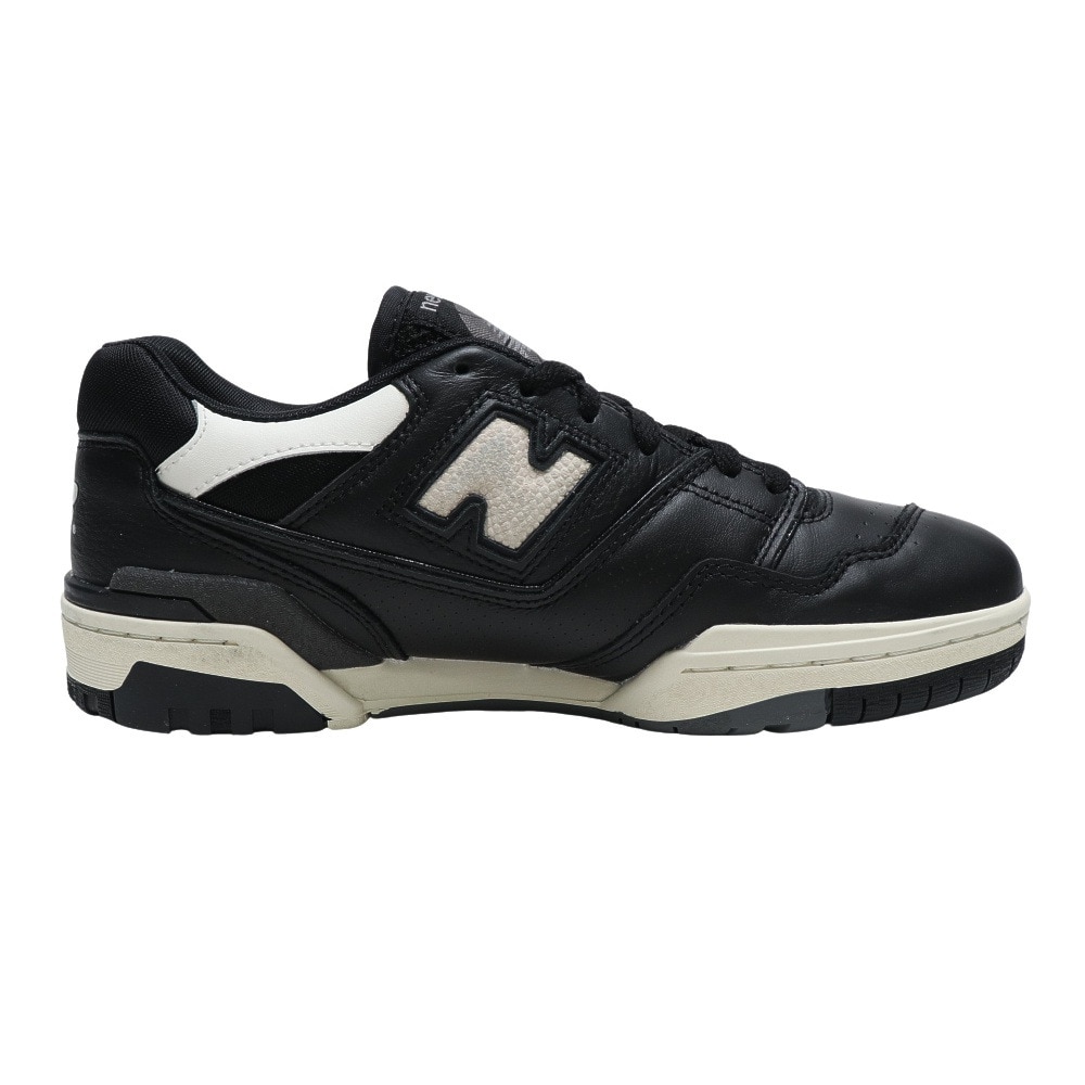 ニューバランス（new balance）（メンズ）スニーカー 黒 メンズ ブラック BB550 LBW D スポーツシューズ お一人様一点まで カジュアル 通勤 通学 レザー風