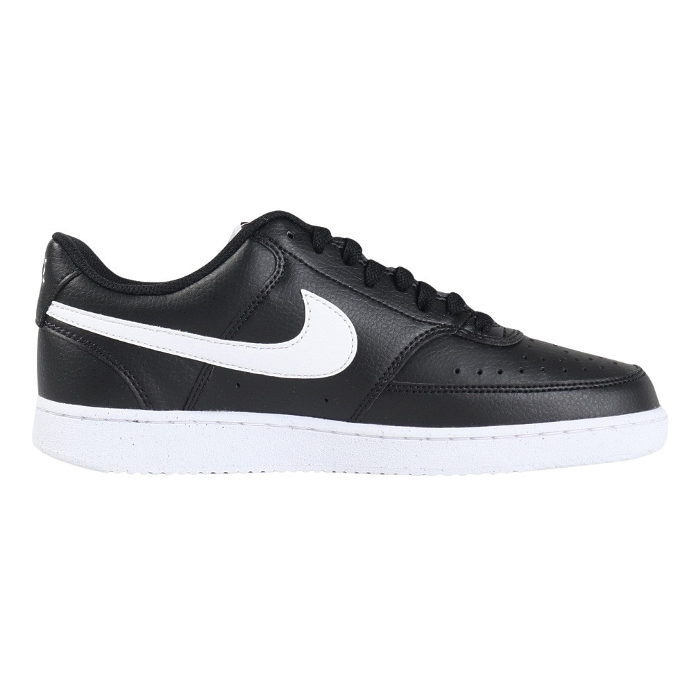 ナイキ（NIKE）（メンズ）スニーカー スポーツシューズ コート ビジョン ロー ネクスト ネイチャー DH2987-001 カジュアル 靴 シンプル リサイクル ブラック ホワイト