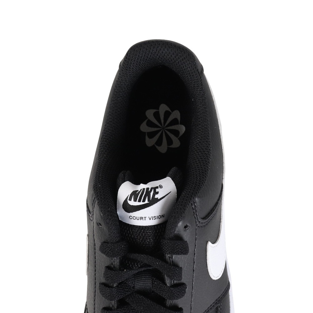 ナイキ（NIKE）（メンズ）コート ビジョン LOW NN ブラック ホワイト 黒 白 DH2987-001 スニーカー スポーツシューズ カジュアル 靴 シンプル