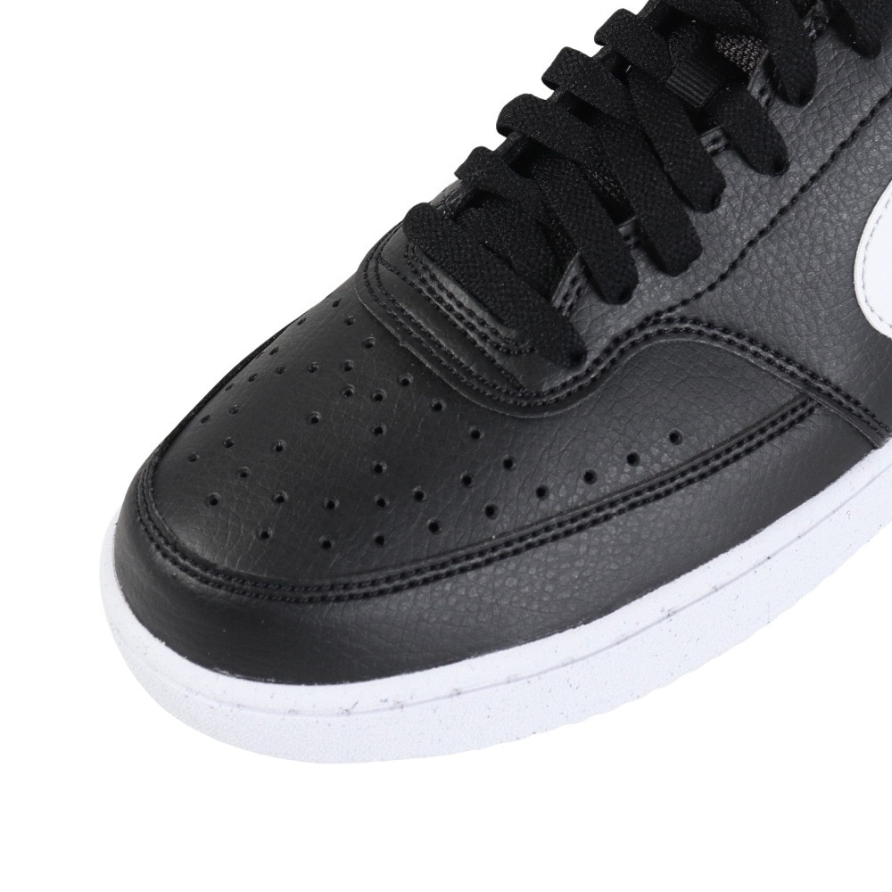 ナイキ（NIKE）（メンズ）スニーカー スポーツシューズ コート ビジョン ロー ネクスト ネイチャー DH2987-001 カジュアル 靴 シンプル リサイクル ブラック ホワイト