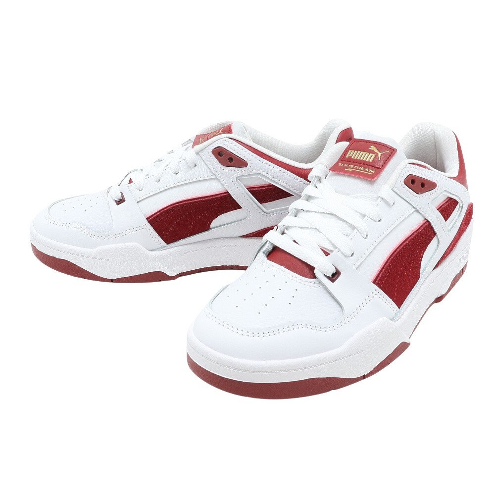 プーマ プーマ Puma メンズ レディース スニーカー 白 メンズ レディース スリップストリーム スウェード Fs ホワイトレッド 通勤 通学 スポーツ用品はスーパースポーツゼビオ