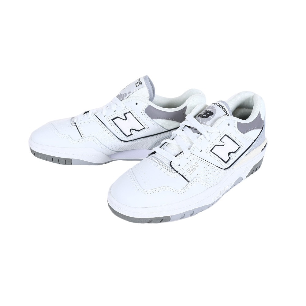 New Balance BB550 ホワイト x グレー