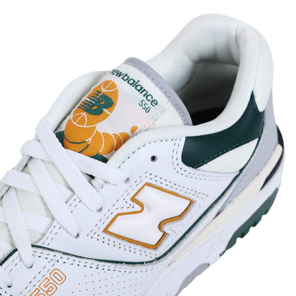 ニューバランス（new balance）（メンズ）スニーカー メンズ レディース BB550 ホワイト グリーン BB550PWCD お一人様一点まで