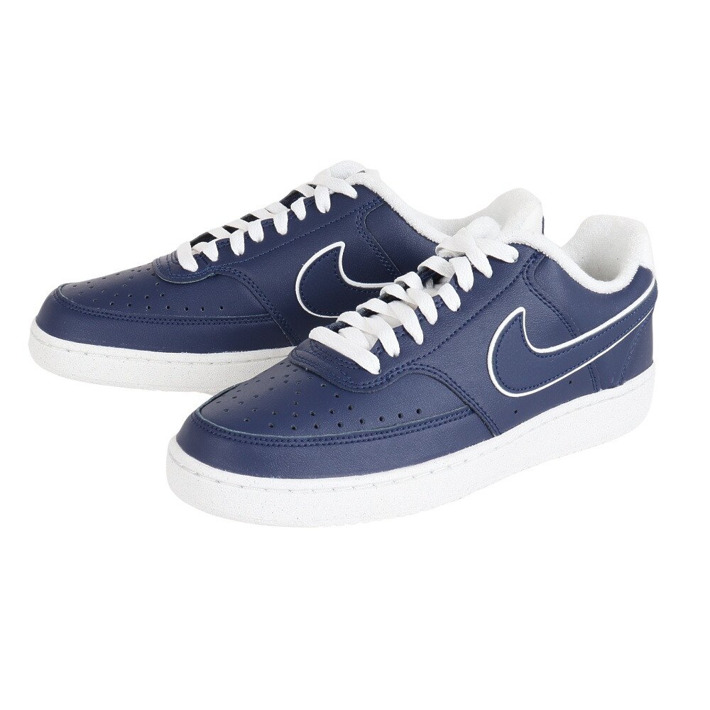 ナイキ（NIKE）（メンズ）スニーカー 紺 メンズ コート ビジョン LO DR9514-400 スポーツシューズ 普段履き 通勤 通学 通気性