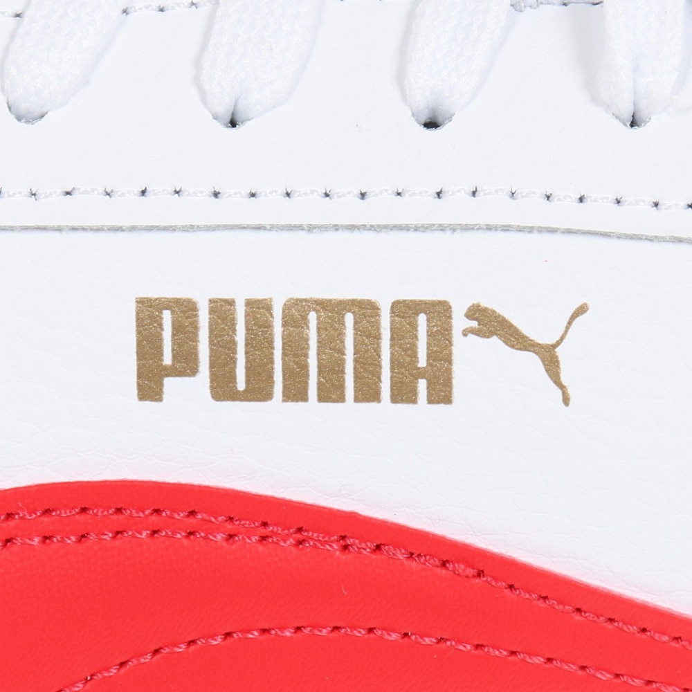 プーマ（PUMA）（メンズ）スニーカー ケーブン ホワイト レッド 38081025 スポーツ カジュアル シューズ クッション性 タウン 普段履き