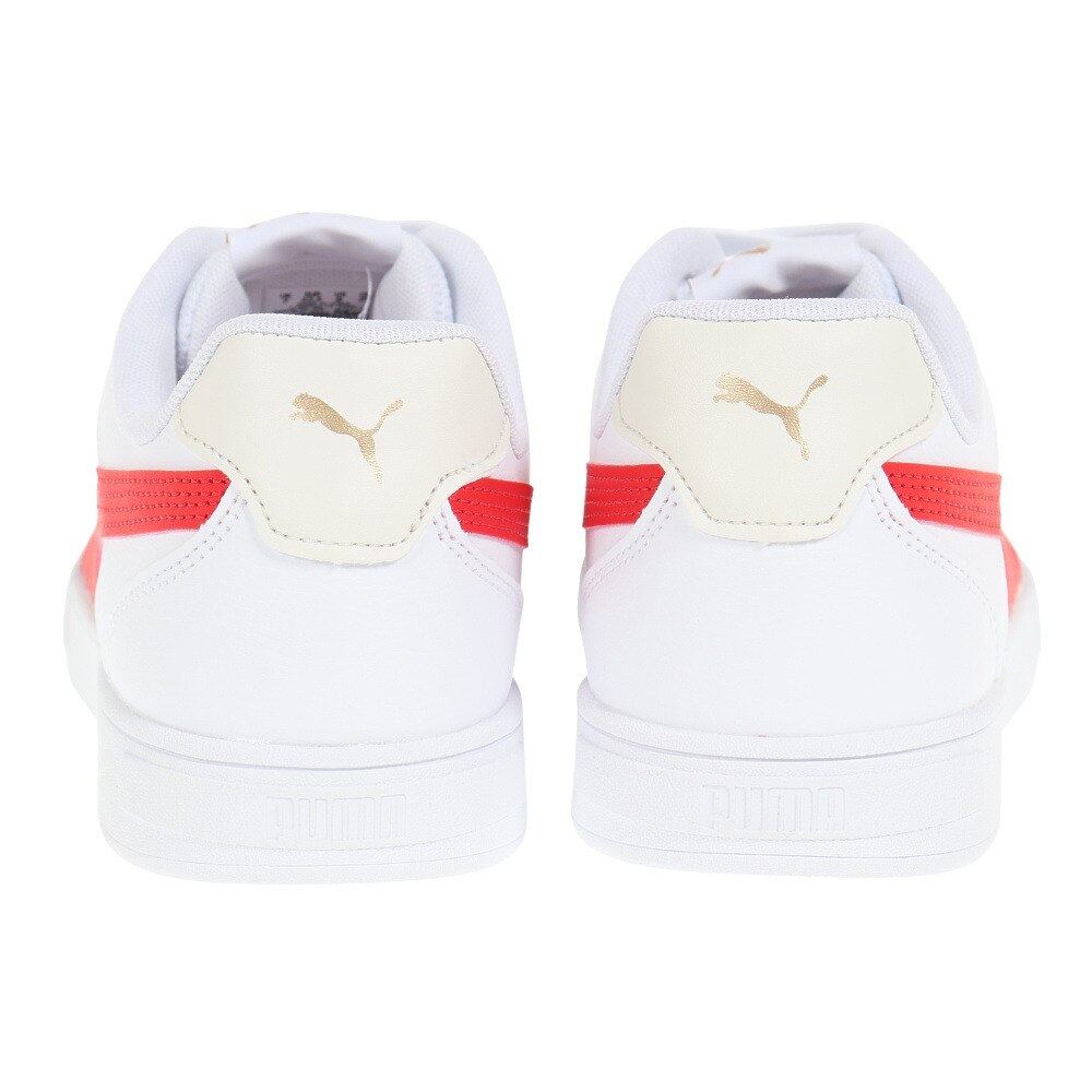 プーマ（PUMA）（メンズ）スニーカー ケーブン ホワイト レッド 38081025 スポーツ カジュアル シューズ クッション性 タウン 普段履き