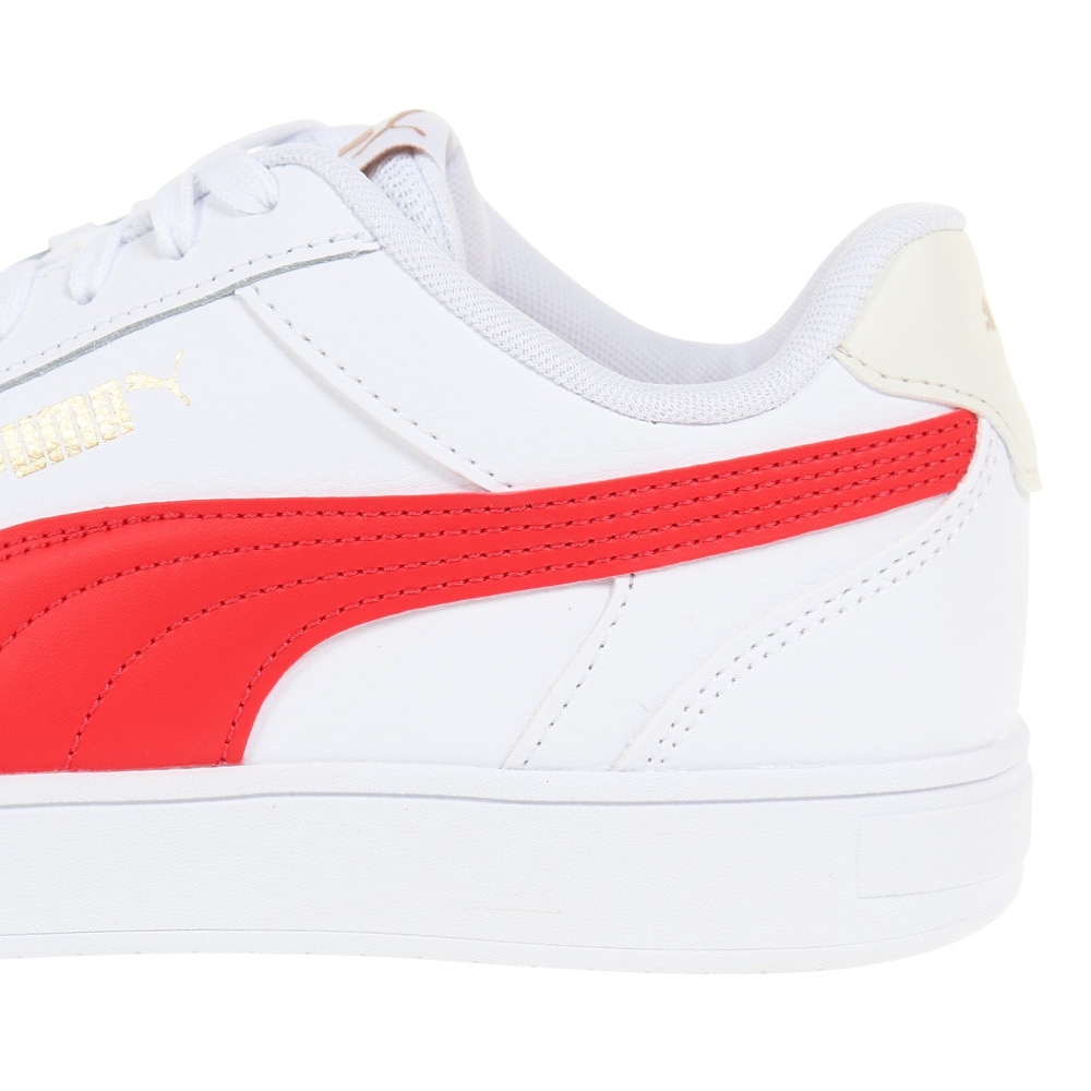 プーマ（PUMA）（メンズ）スニーカー ケーブン ホワイト レッド 38081025 スポーツ カジュアル シューズ クッション性 タウン 普段履き