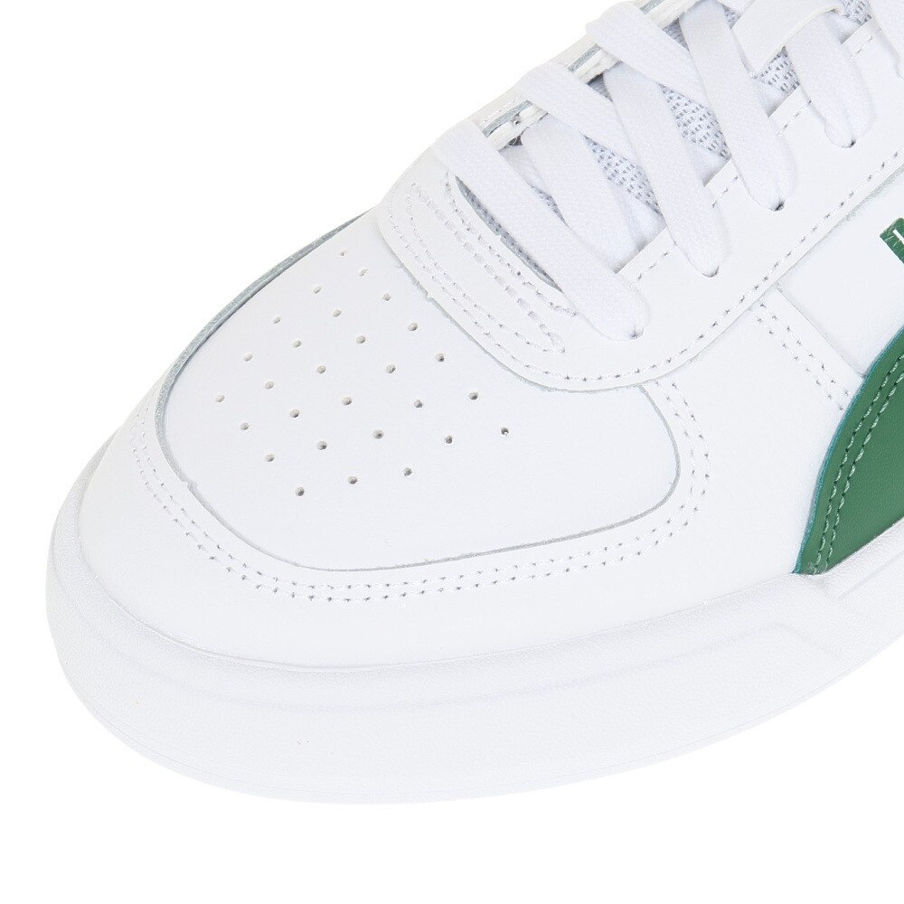 プーマ（PUMA）（メンズ）スニーカー ケーブン ホワイト グリーン 38081026 スポーツ カジュアル シューズ クッション性 タウン 普段履き