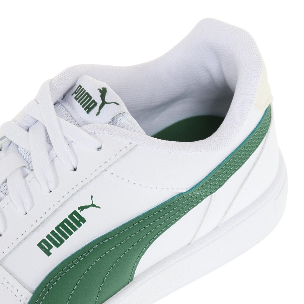 プーマ（PUMA）（メンズ）スニーカー ケーブン ホワイト グリーン 38081026 スポーツ カジュアル シューズ クッション性 タウン 普段履き