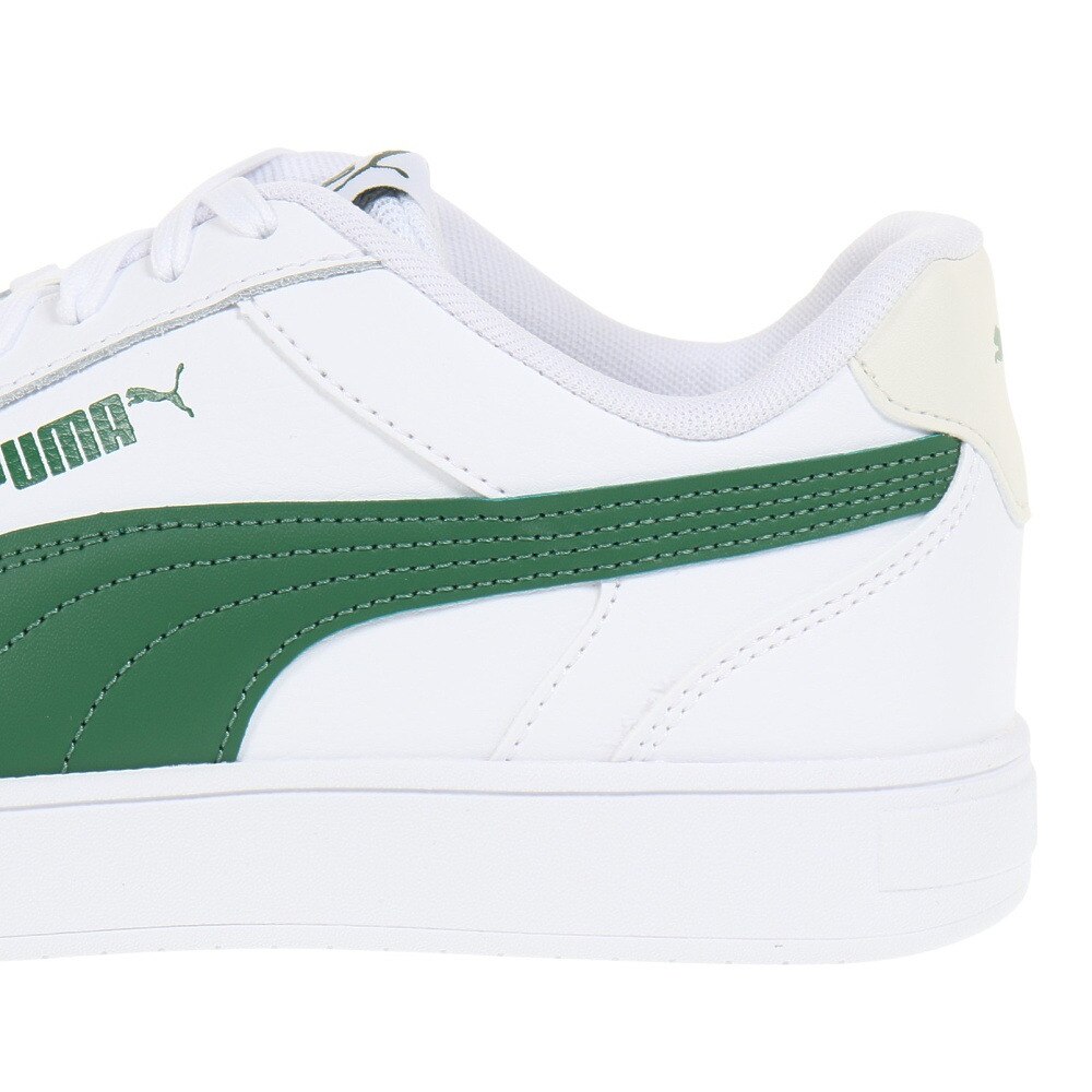 プーマ（PUMA）（メンズ）スニーカー ケーブン ホワイト グリーン 38081026 スポーツ カジュアル シューズ クッション性 タウン 普段履き