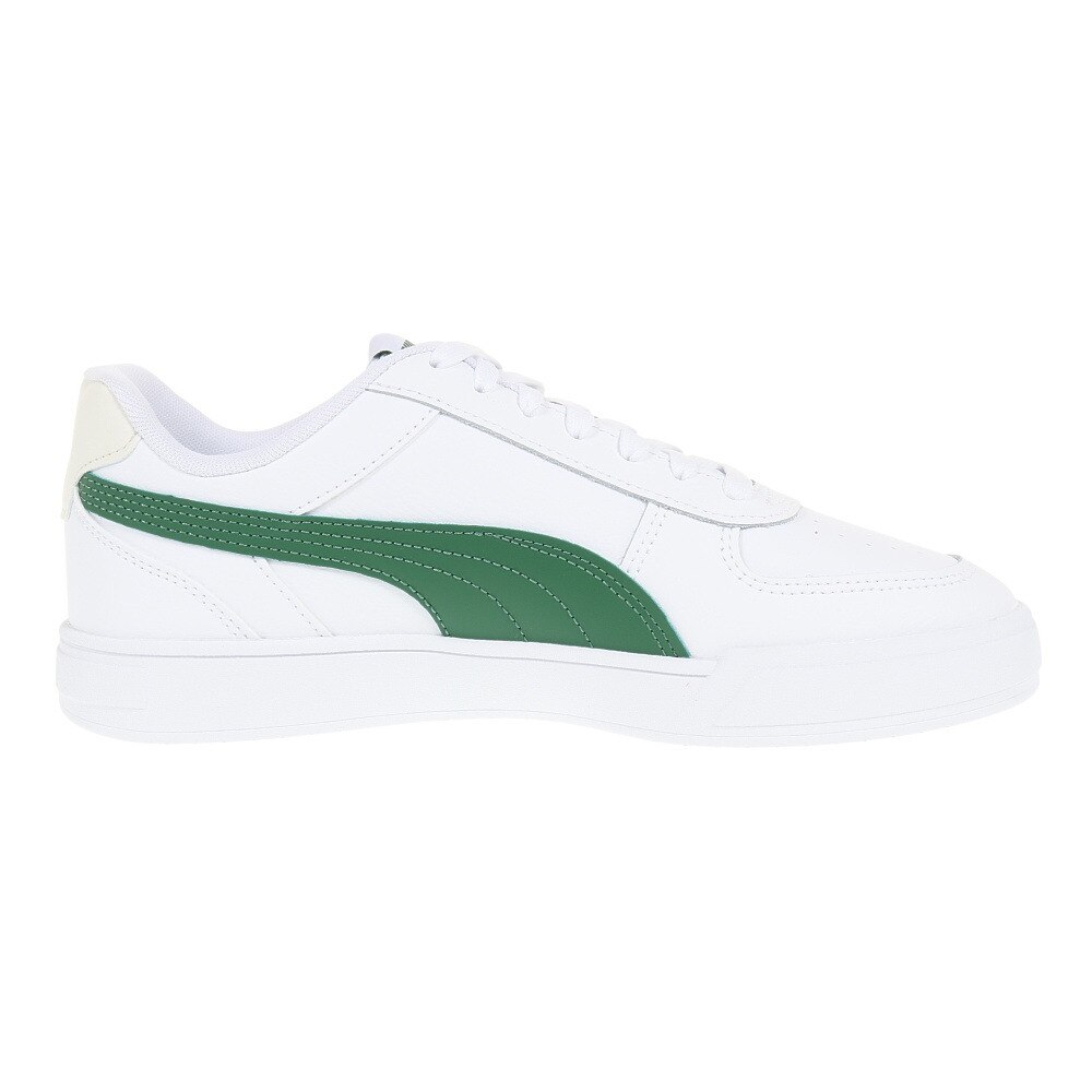 プーマ（PUMA）（メンズ）スニーカー ケーブン ホワイト グリーン 38081026 スポーツ カジュアル シューズ クッション性 タウン 普段履き