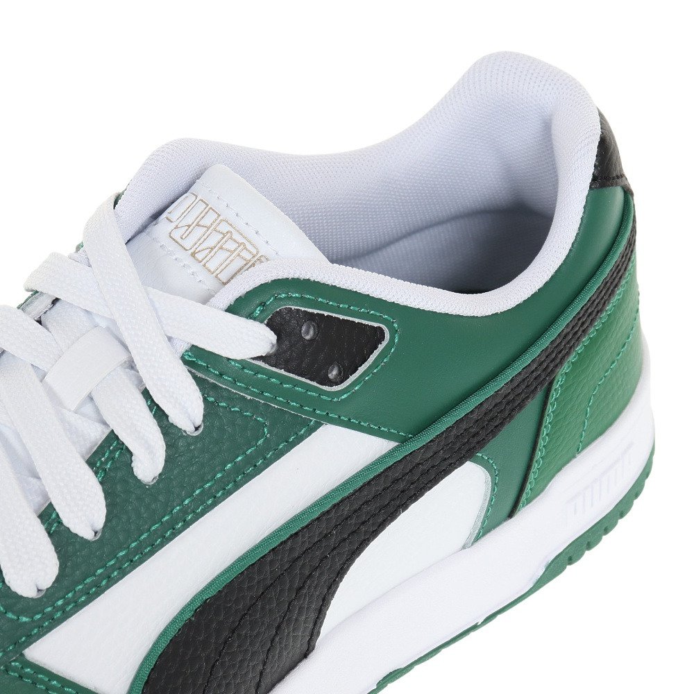 プーマ（PUMA）（メンズ）スニーカー リバウンド ゲーム ロウ グリーン ホワイト 38637316 スポーツ ランニングシューズ タウン 普段履き