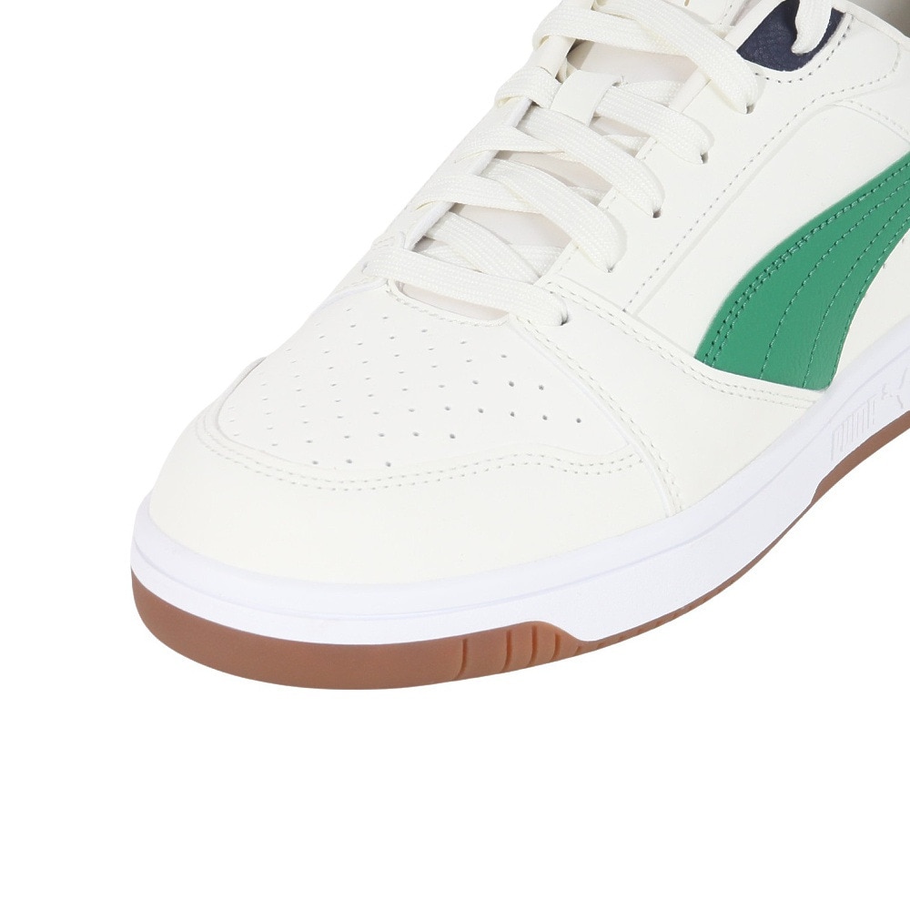 プーマ（PUMA）（メンズ）スニーカー リバウンド V6 ロウ 75イヤーズ ホワイト グリーン 39248402 カジュアル スポーツ シューズ クッション性