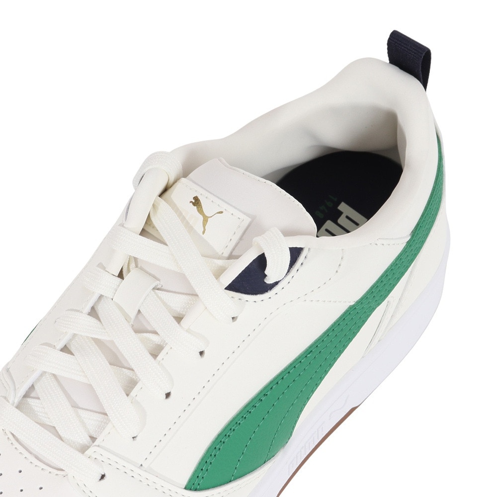 プーマ（PUMA）（メンズ）スニーカー リバウンド V6 ロウ 75イヤーズ ホワイト グリーン 39248402 カジュアル スポーツ シューズ クッション性