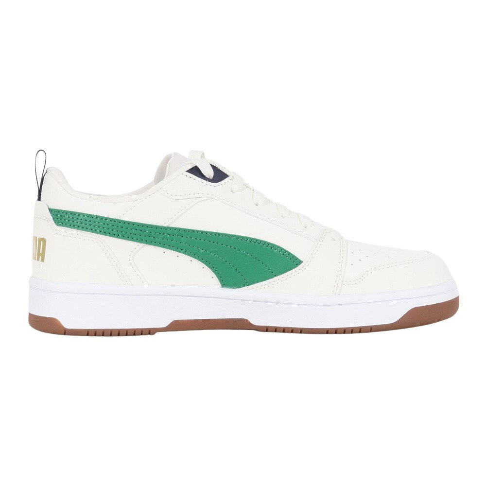 プーマ（PUMA）（メンズ）スニーカー リバウンド V6 ロウ 75イヤーズ ホワイト グリーン 39248402 カジュアル スポーツ シューズ クッション性