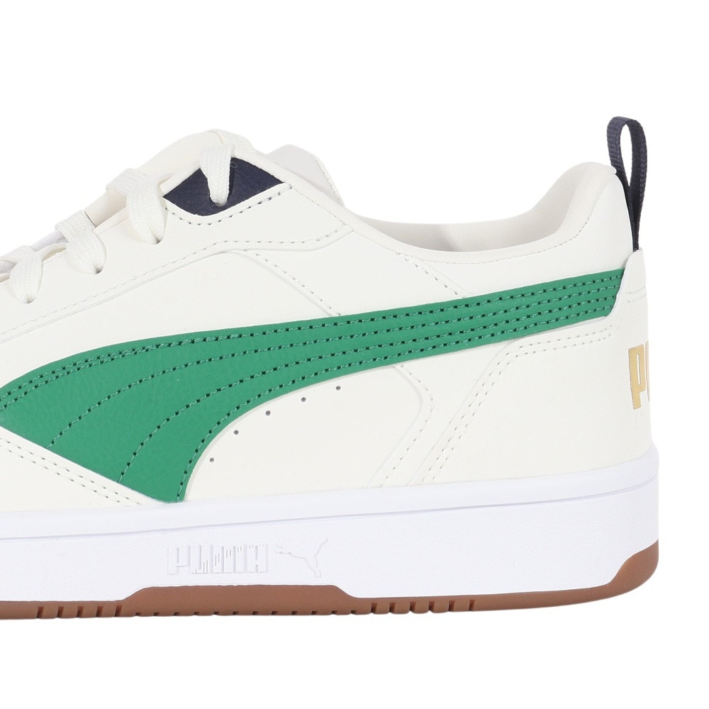 プーマ（PUMA）（メンズ）スニーカー リバウンド V6 ロウ 75イヤーズ ホワイト グリーン 39248402 カジュアル スポーツ シューズ クッション性