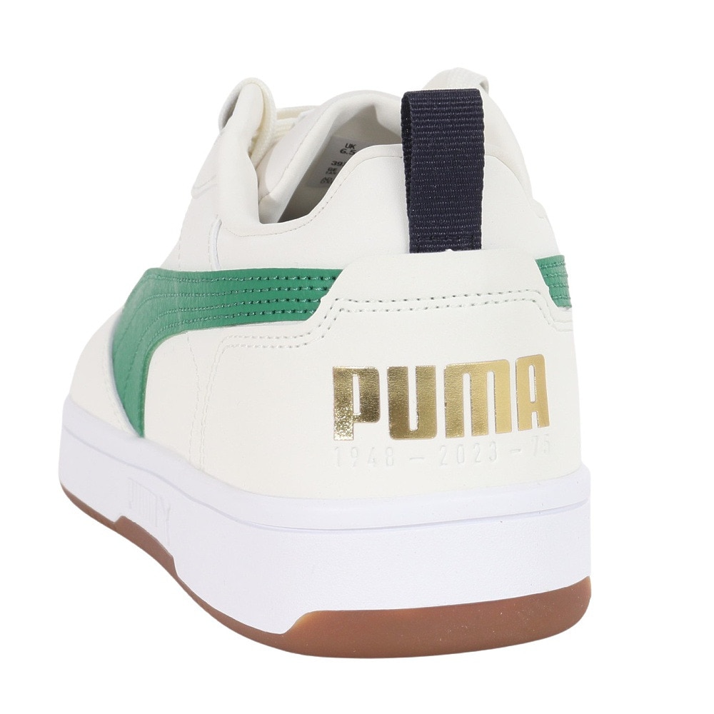 プーマ（PUMA）（メンズ）スニーカー リバウンド V6 ロウ 75イヤーズ ホワイト グリーン 39248402 カジュアル スポーツ シューズ クッション性