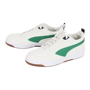 プーマ(PUMA)(メンズ)スニーカー リバウンド V6 ロウ 75イヤーズ ホワイト グリーン 39248402 カジュアル スポーツ シューズ クッション性
