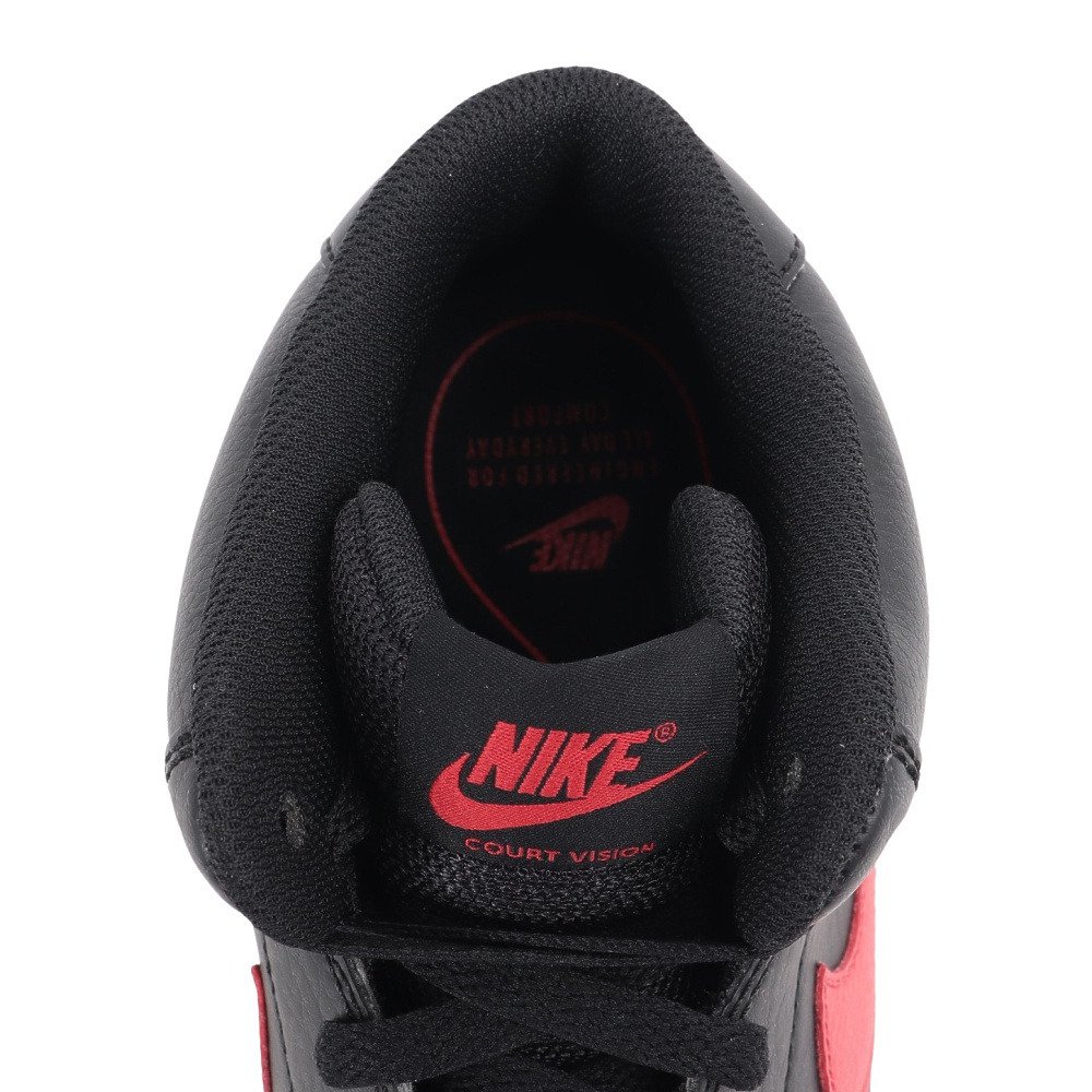 ナイキ（NIKE）（メンズ）スニーカー スポーツシューズ コート ビジョン MID ブラック DM8682-001 スポーツ カジュアル シューズ