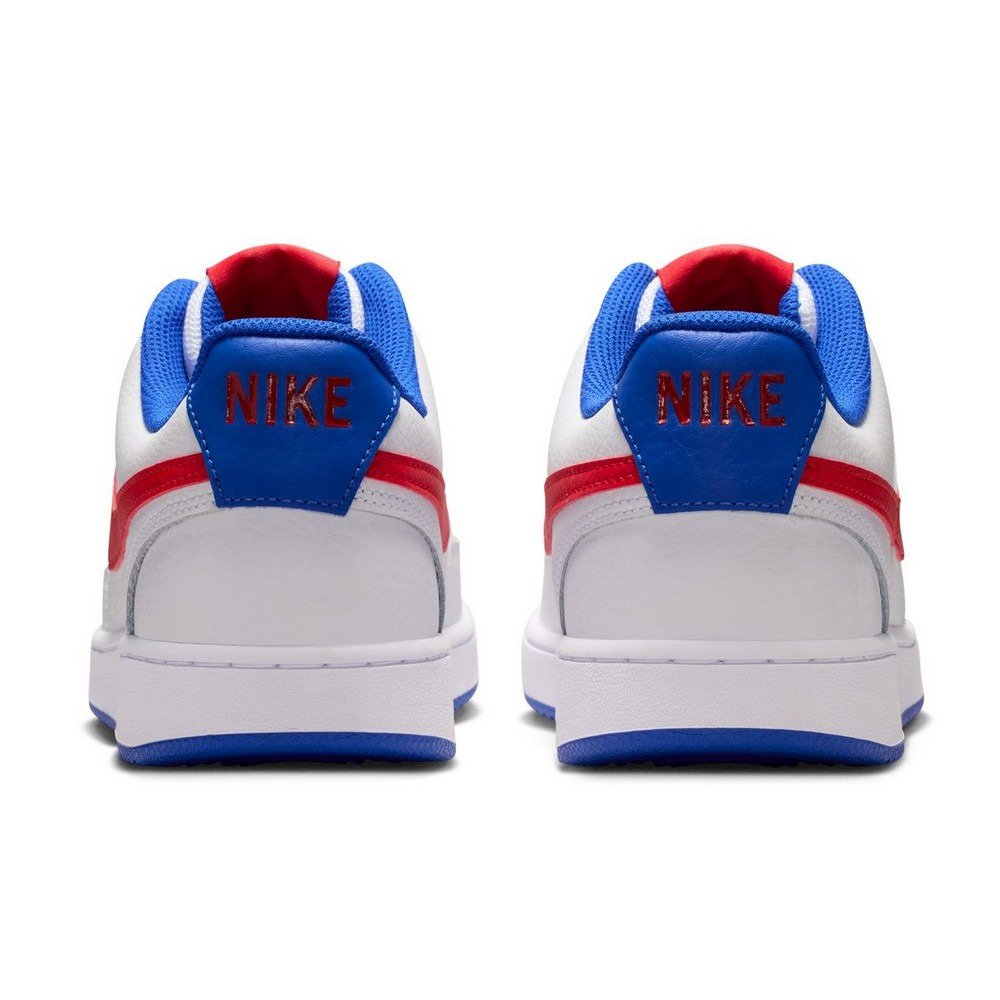 ナイキ（NIKE）（メンズ）スニーカー スポーツシューズ コート ビジョン ホワイト レッド LO DB5945-161