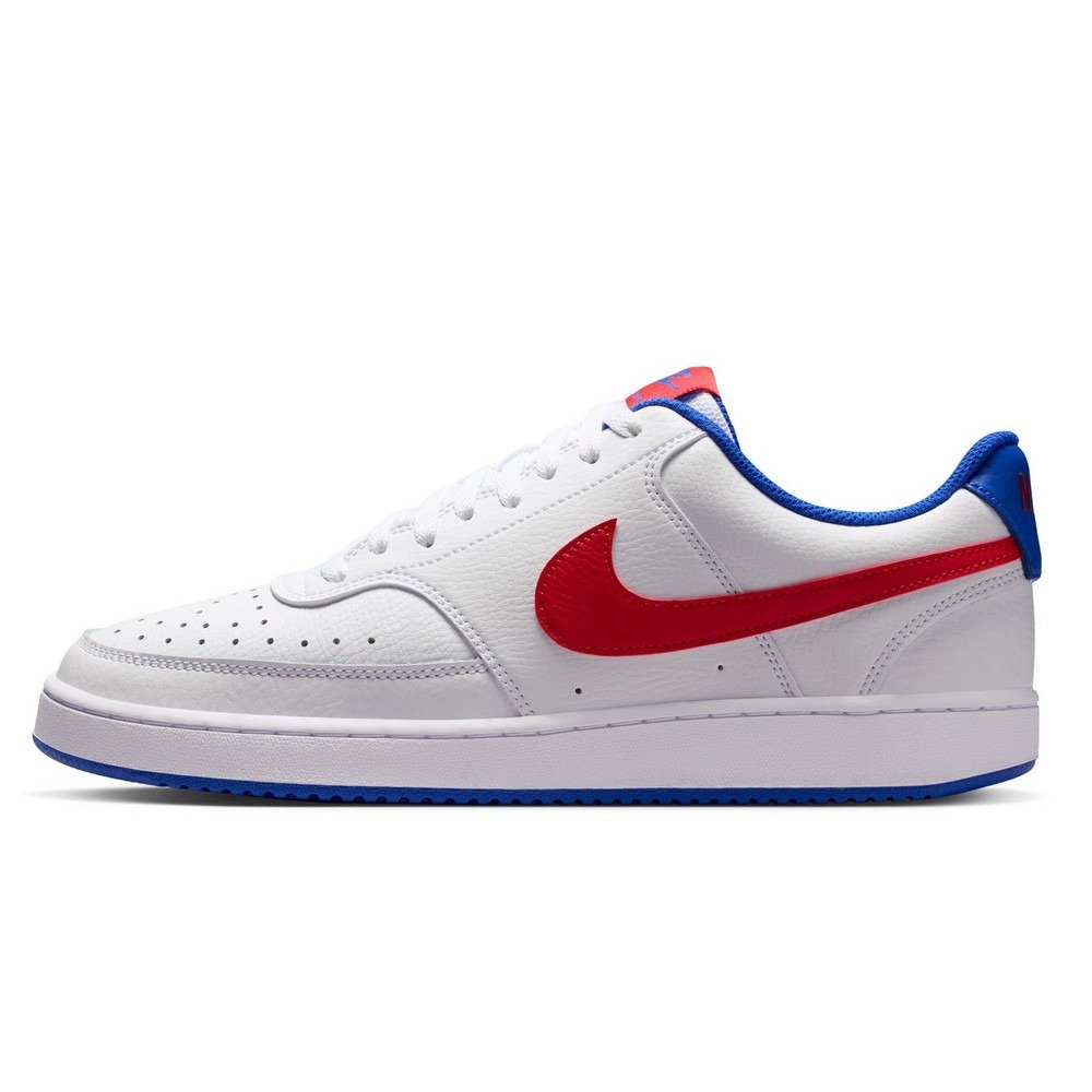 ナイキ（NIKE）（メンズ）スニーカー スポーツシューズ コート ビジョン ホワイト レッド LO DB5945-161