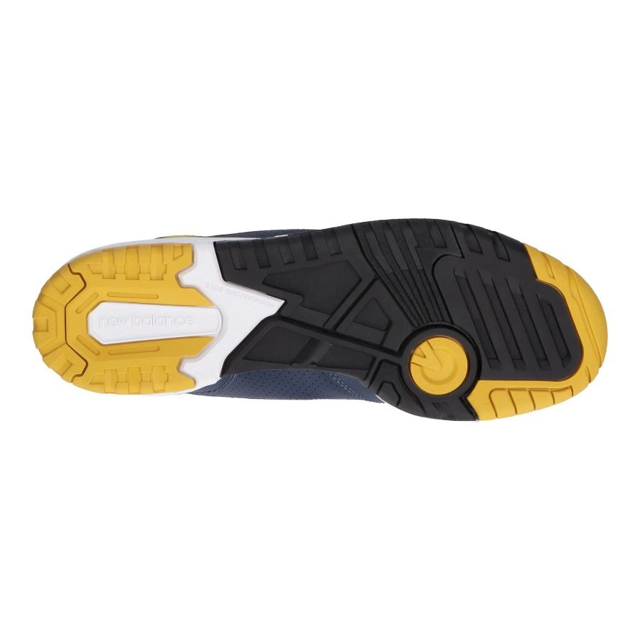 ニューバランス（new balance）（メンズ、レディース）スニーカー ネイビー イエロー BB550 MA1D スポーツシューズ 靴 シューズ  街履き おしゃれ 人気