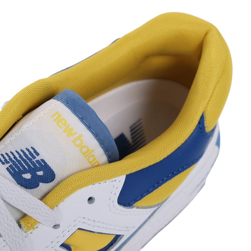 ニューバランス（new balance）（メンズ、レディース）スニーカー 550 BB550 NCG D ホワイト イエロー スポーツ カジュアル シューズ タウン 普段履き