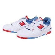 ニューバランス(new balance)(メンズ、レディース)スニーカー 550 BB550 NCH D ホワイト レッド スポーツ カジュアル シューズ タウン 普段履き 街履き