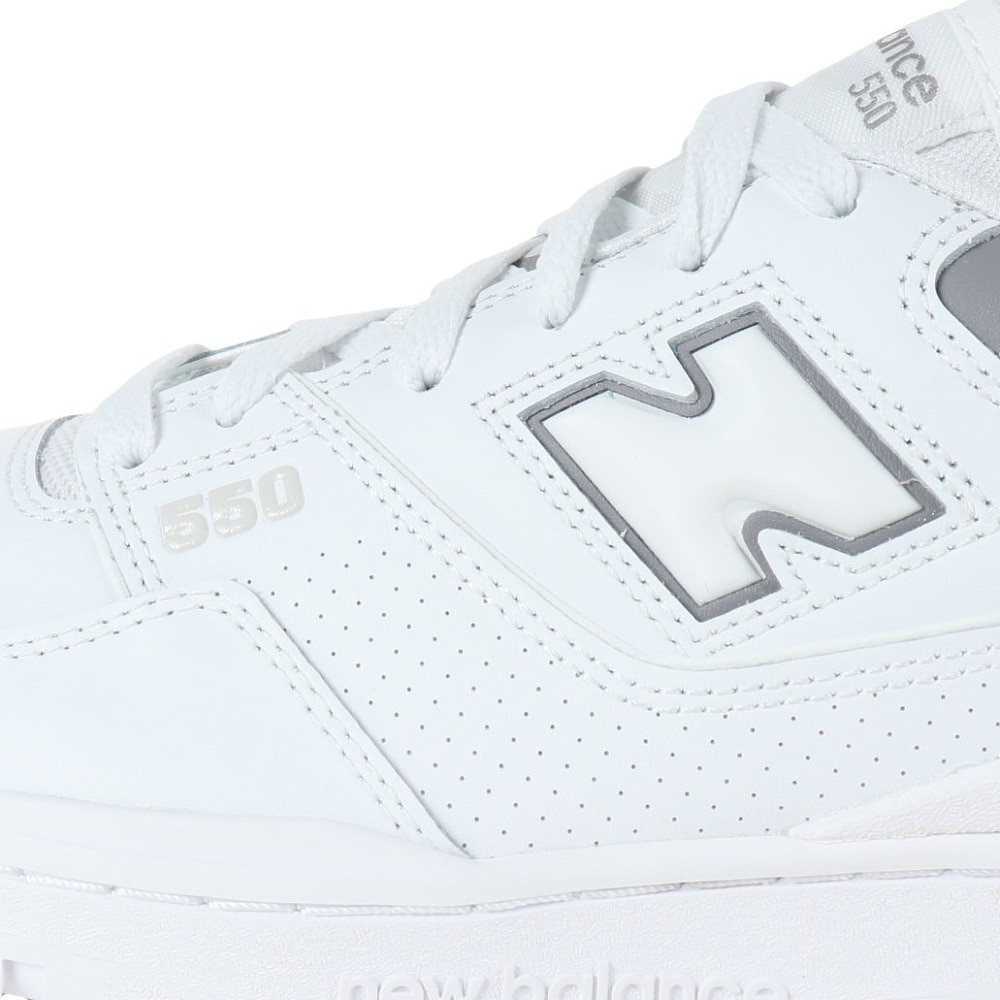 ニューバランス（new balance）（メンズ、レディース）スニーカー 550 BB550 SWA D ホワイト グレー スポーツ カジュアル シューズ タウン 普段履き 街履き