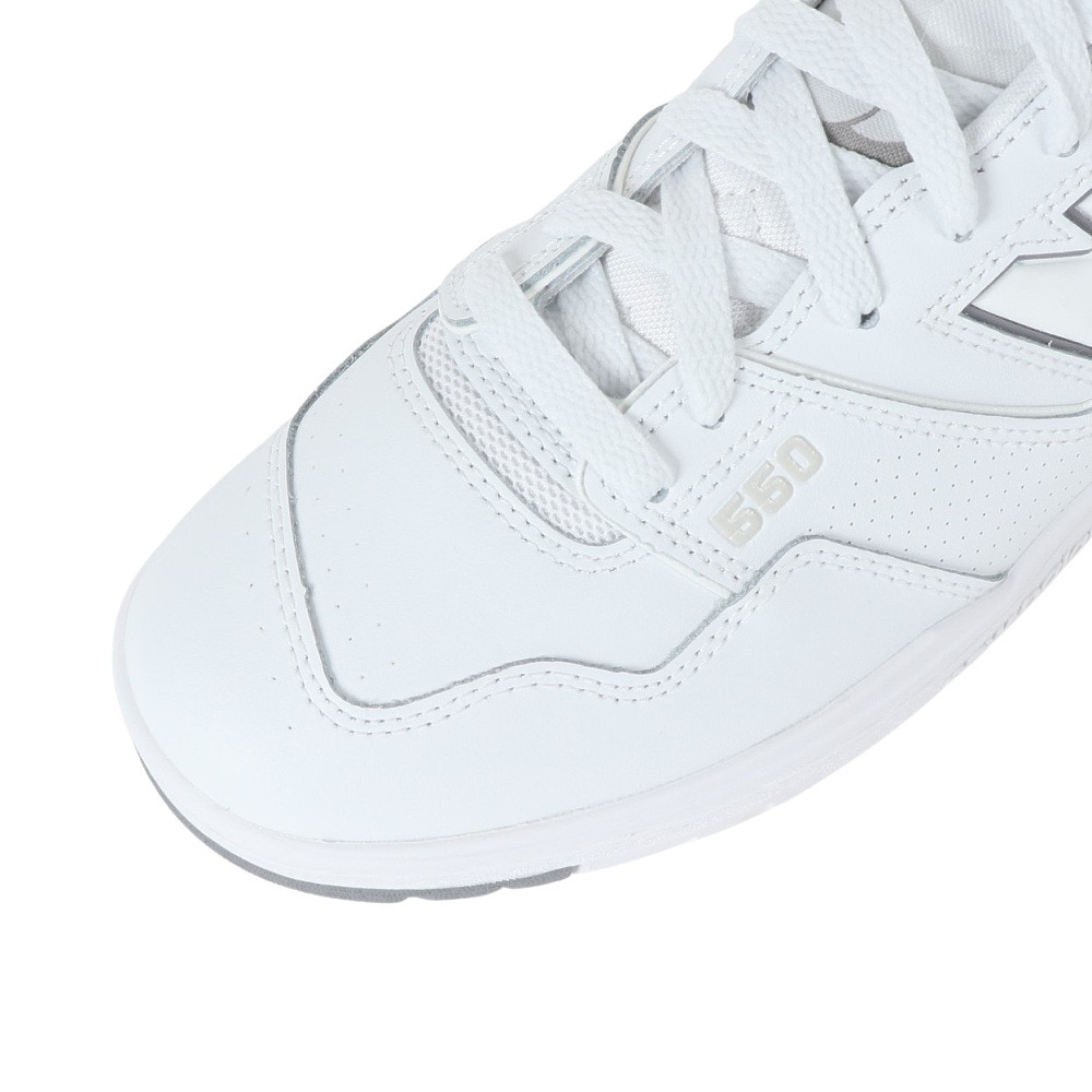 ニューバランス（new balance）（メンズ、レディース）スニーカー 550 BB550 SWA D ホワイト グレー スポーツ カジュアル シューズ タウン 普段履き 街履き
