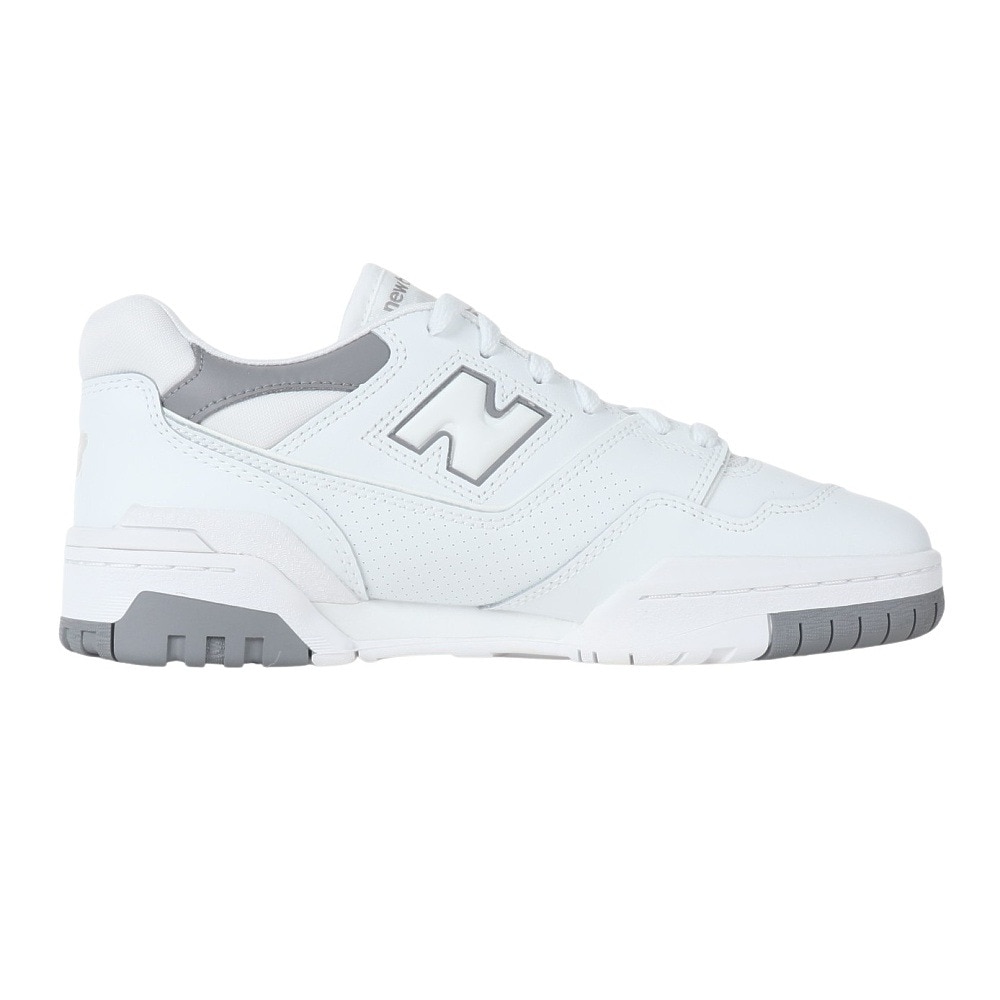 ニューバランス（new balance）（メンズ、レディース）スニーカー 550 BB550 SWA D ホワイト グレー スポーツ カジュアル シューズ タウン 普段履き 街履き