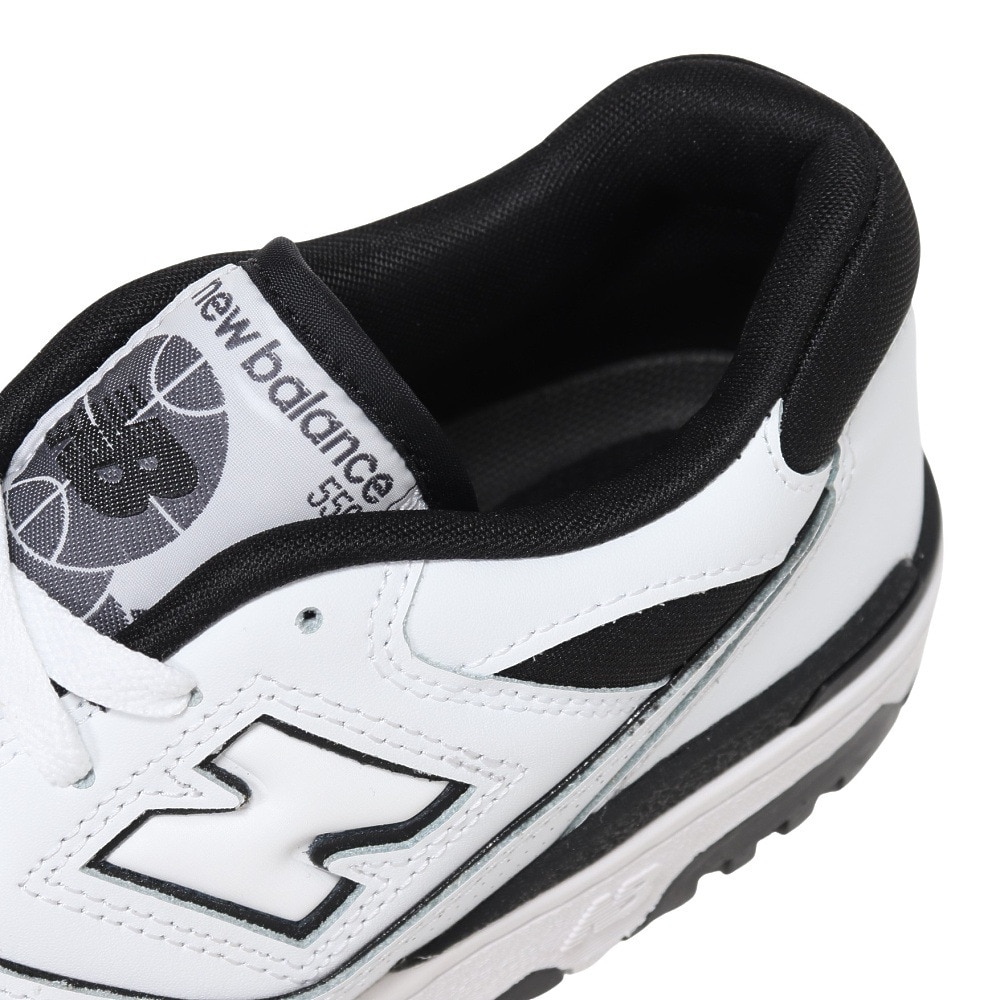 ニューバランス（new balance）（メンズ、レディース）スニーカー 550 BB550 HA1 D ホワイト ブラック カジュアル スポーツシューズ タウン 日常履き