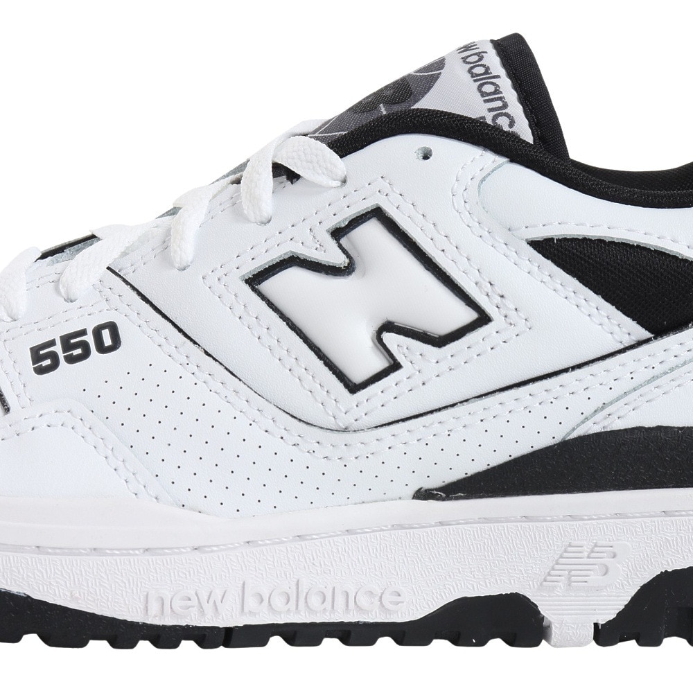 ニューバランス（new balance）（メンズ、レディース）スニーカー 550 BB550 HA1 D ホワイト ブラック カジュアル スポーツシューズ タウン 日常履き