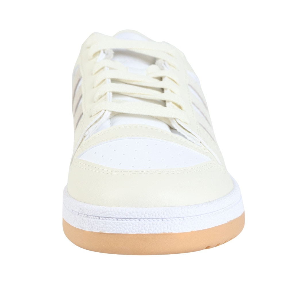 アディダス（adidas）（レディース）スニーカー ブレイクスタートロー アイボリー IH7881 スポーツシューズ タウン 