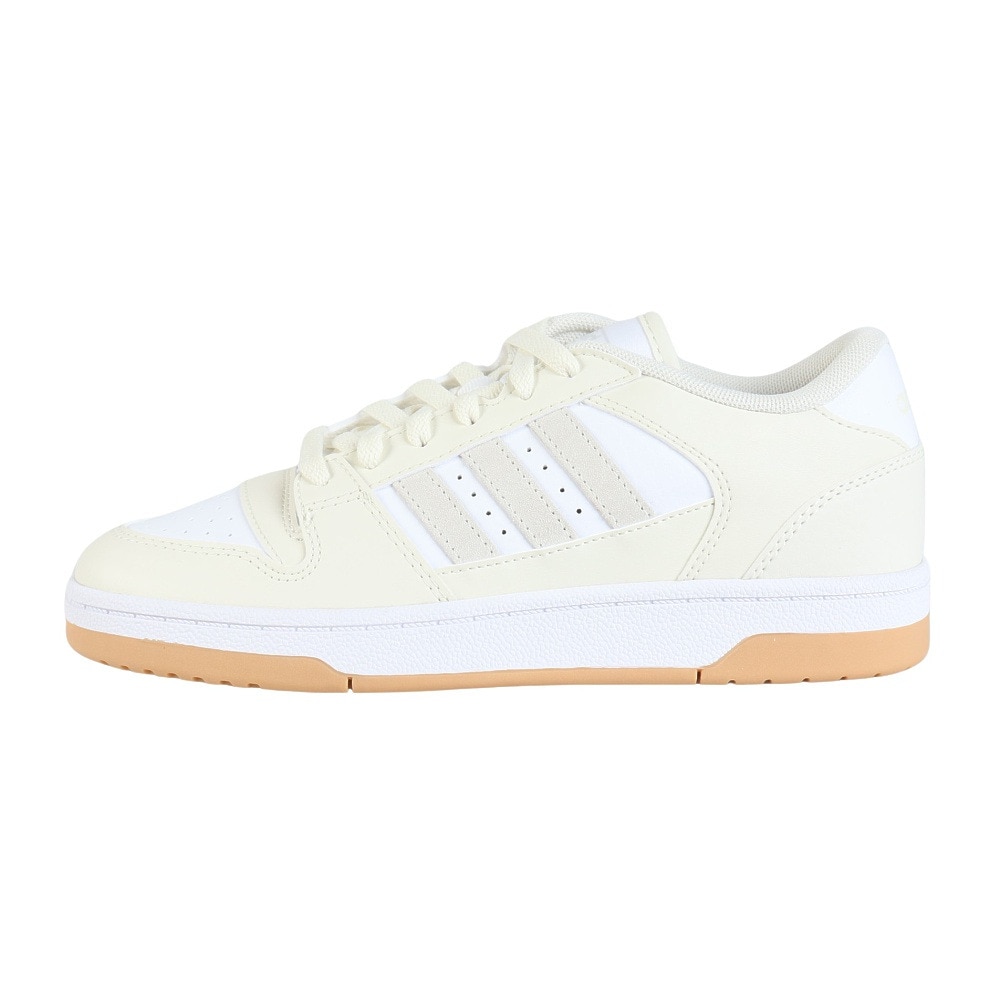 アディダス（adidas）（レディース）スニーカー ブレイクスタートロー アイボリー IH7881 スポーツシューズ タウン 