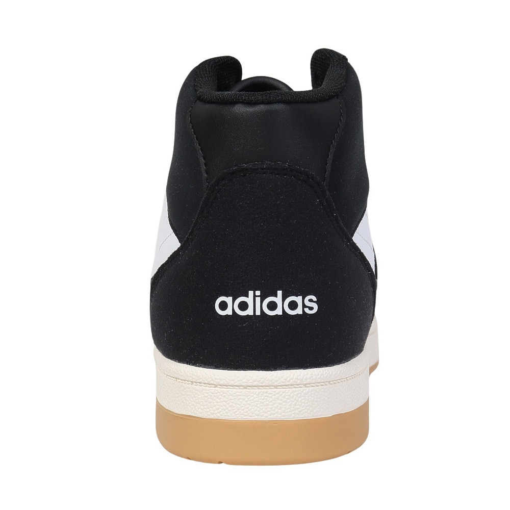 アディダス（adidas）（メンズ、レディース）スニーカー ブレイクスタートミッド ブラック ホワイト IH7973  