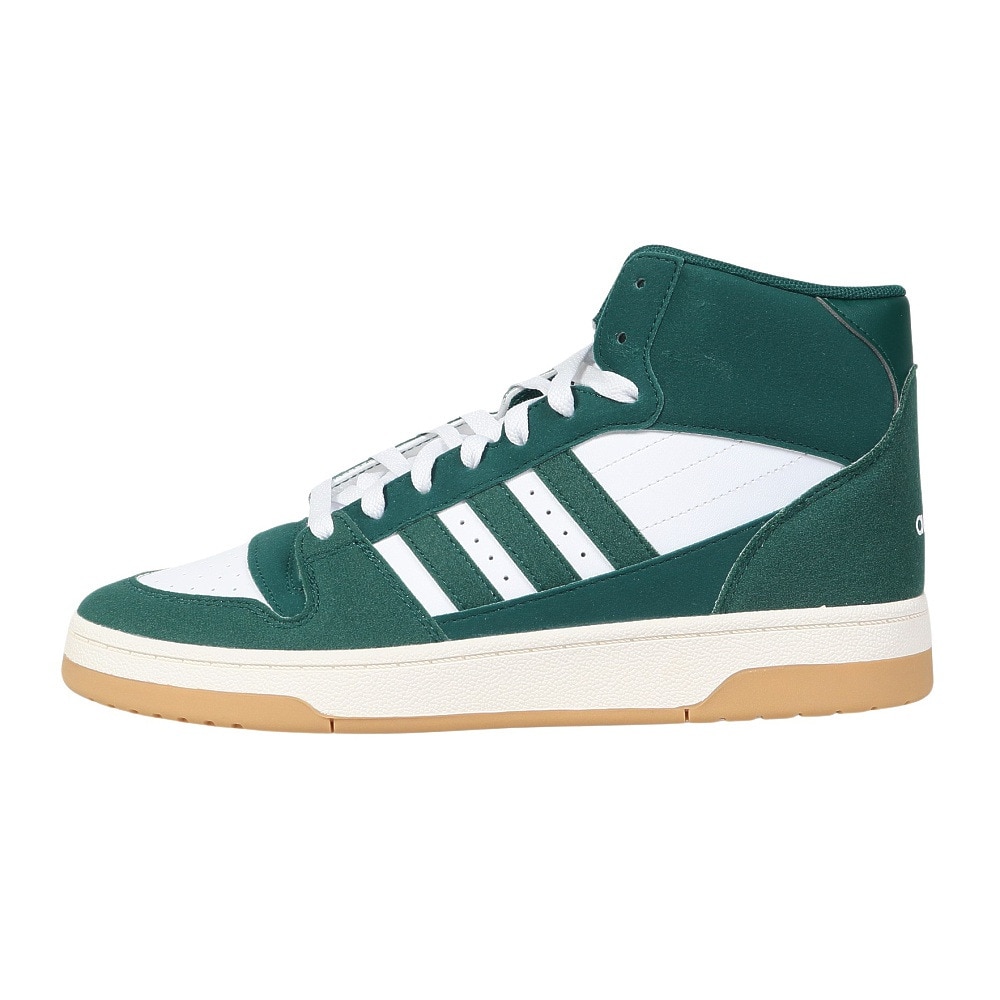 アディダス（adidas）（メンズ、レディース）スニーカー ブレイクスタートミッド グリーン ホワイト IH7975 