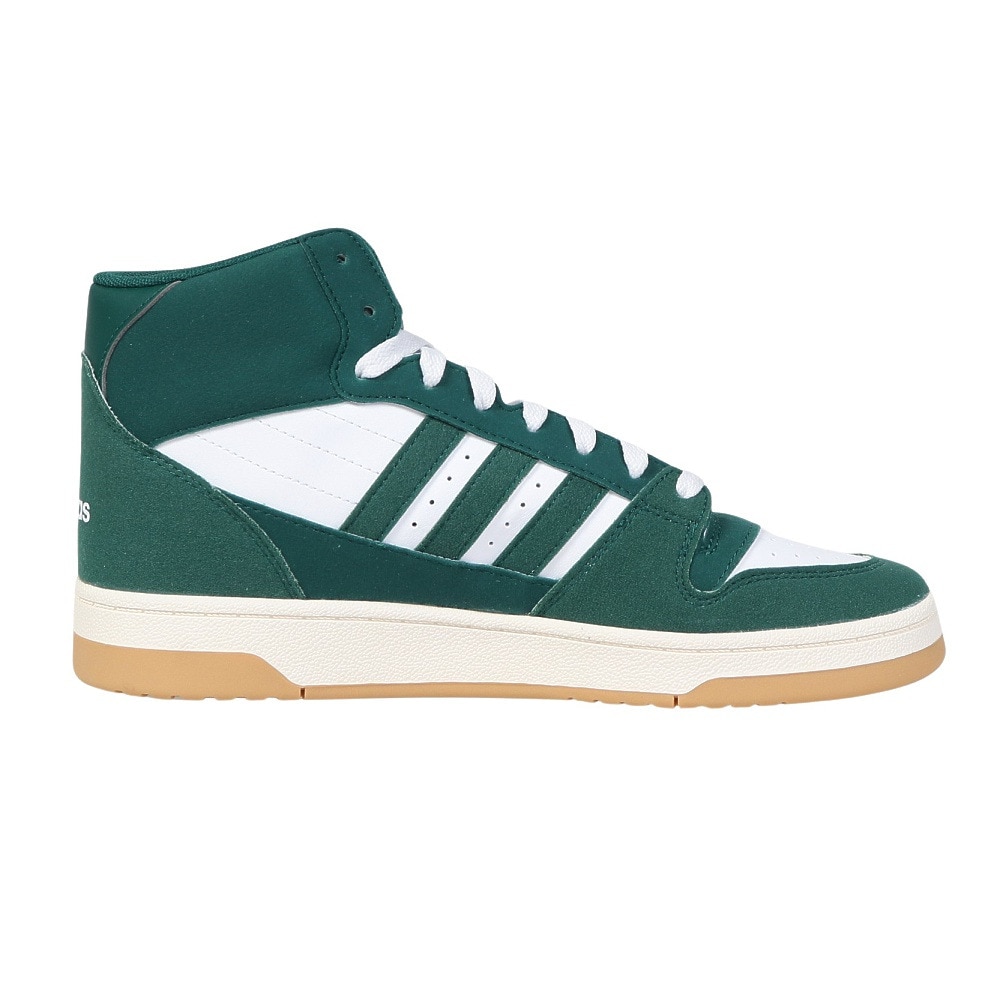 アディダス（adidas）（メンズ、レディース）スニーカー ブレイクスタートミッド グリーン ホワイト IH7975 