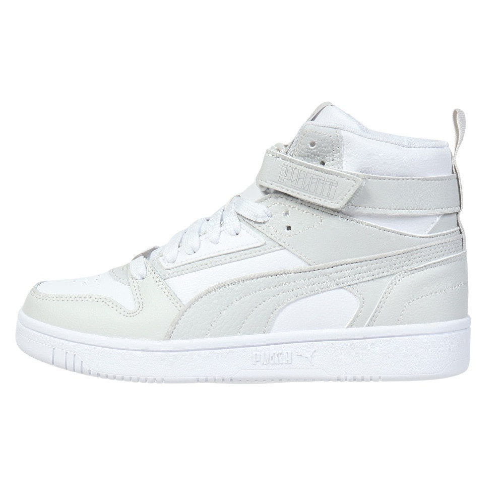 プーマ（PUMA）（メンズ、レディース）スニーカー リバウンド ジョイ ハイ ワイド ライトグレー 39842904 スポーツシューズ 靴
