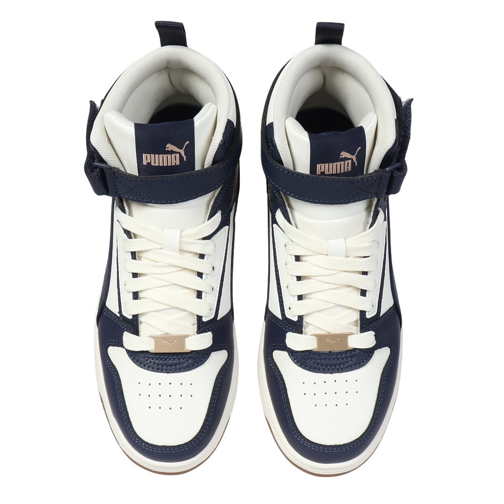 プーマ（PUMA）（メンズ、レディース）スニーカー リバウンド ジョイ ハイ ワイド ネイビー 39842905 スニーカー スポーツシューズ 靴 