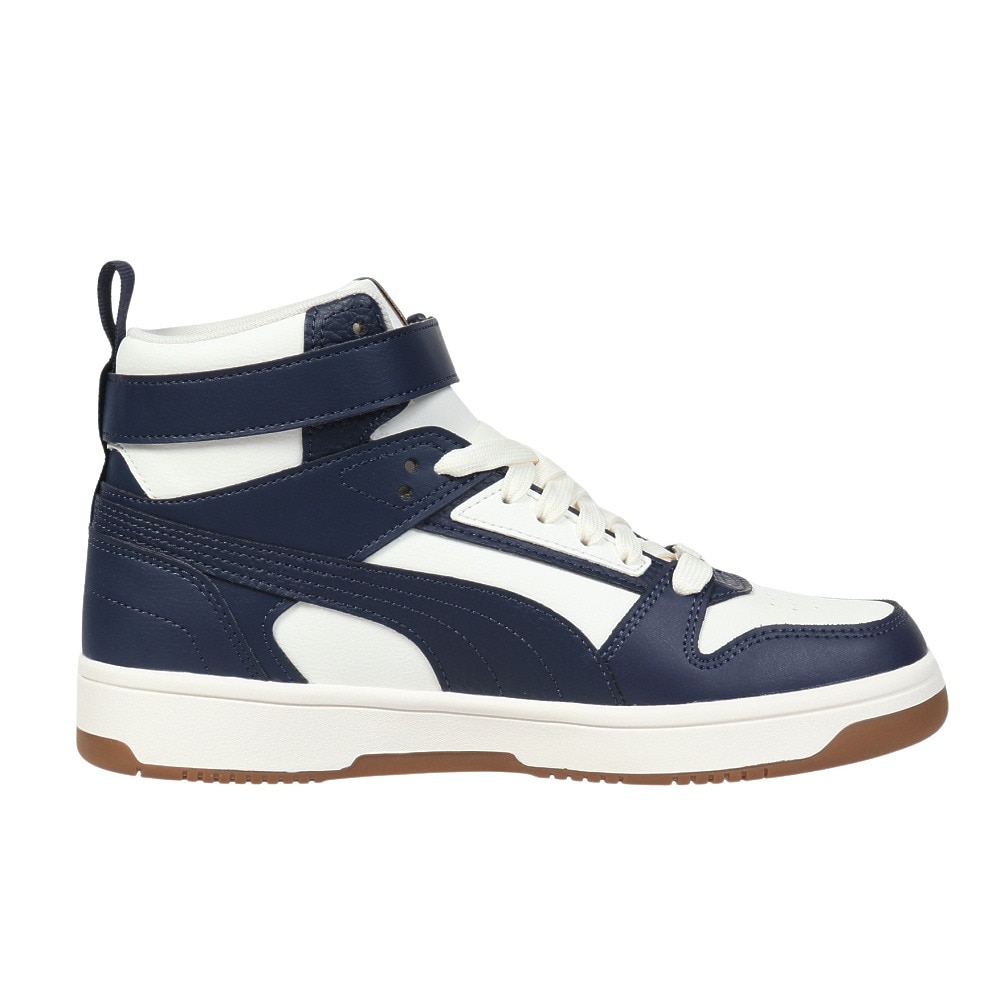 プーマ（PUMA）（メンズ、レディース）スニーカー リバウンド ジョイ ハイ ワイド ネイビー 39842905 スニーカー スポーツシューズ 靴 