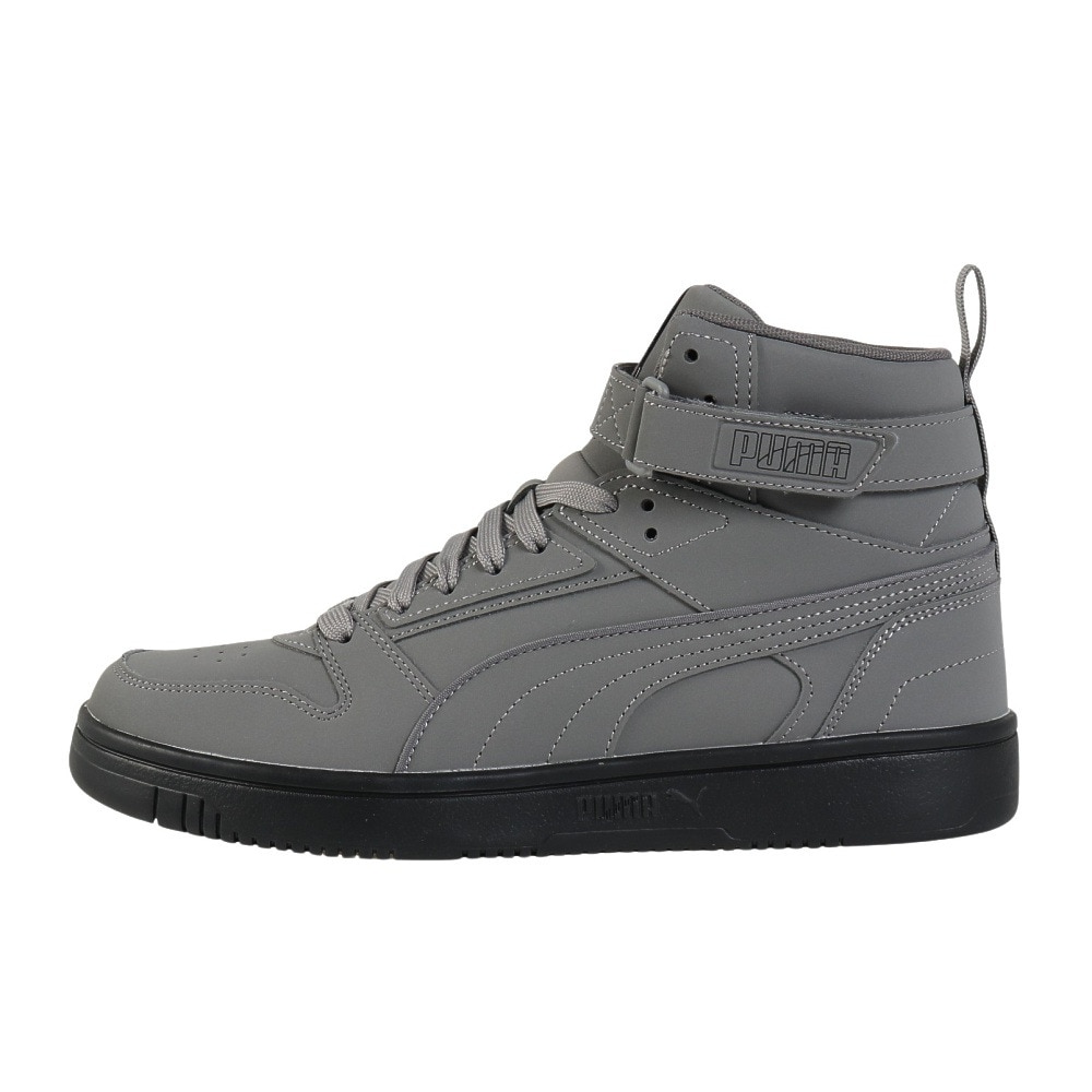 プーマ（PUMA）（メンズ、レディース）スニーカー スポーツシューズ リバウンド ジョイ ハイ ワイド グレー 40614703 カジュアルシューズ