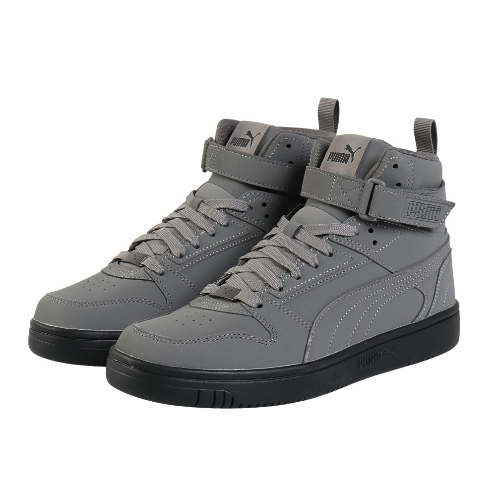 プーマ（PUMA）（メンズ、レディース）スニーカー スポーツシューズ リバウンド ジョイ ハイ ワイド グレー 40614703 カジュアルシューズ