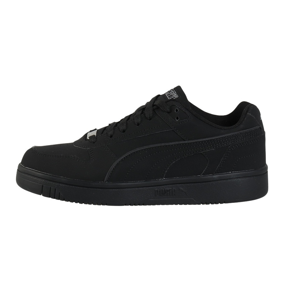 プーマ（PUMA）（メンズ、レディース）スニーカー スポーツシューズ リバウンド ジョイ ロウ ワイド ブラック 40614801 カジュアルシューズ