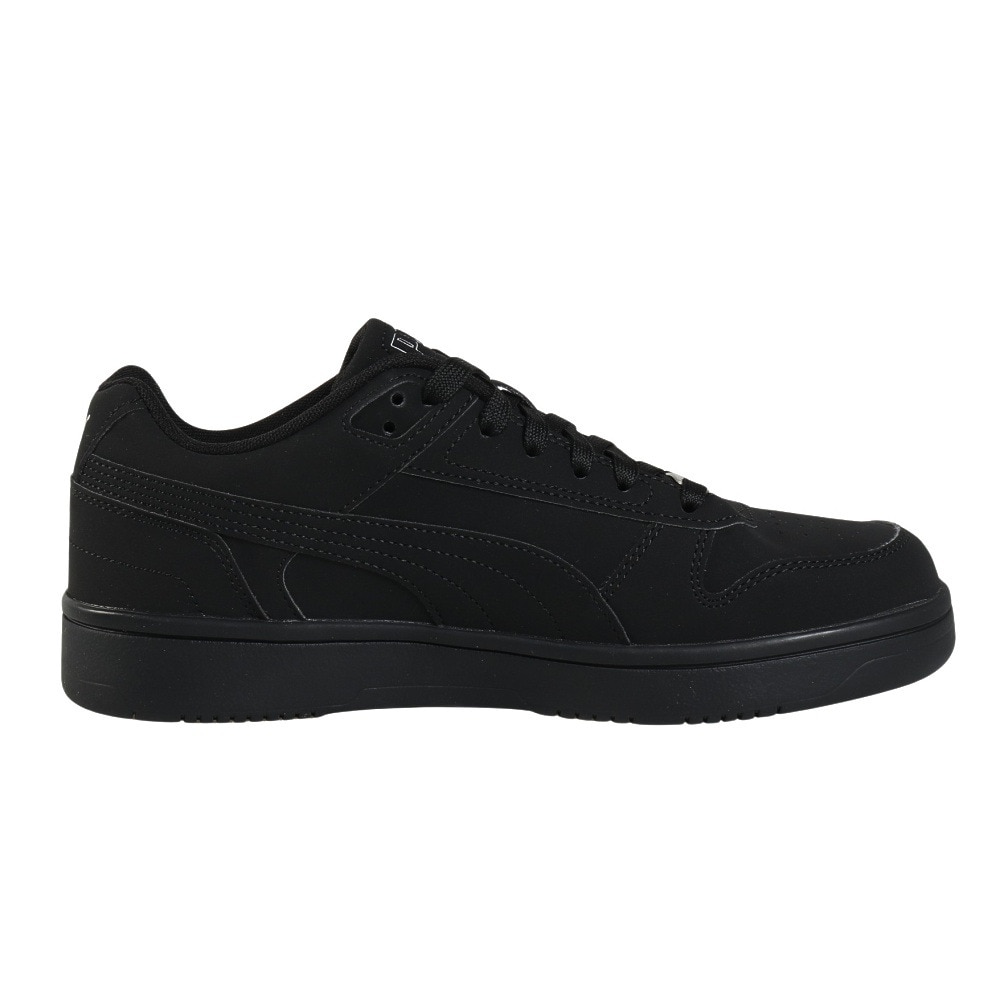 プーマ（PUMA）（メンズ、レディース）スニーカー スポーツシューズ リバウンド ジョイ ロウ ワイド ブラック 40614801 カジュアルシューズ